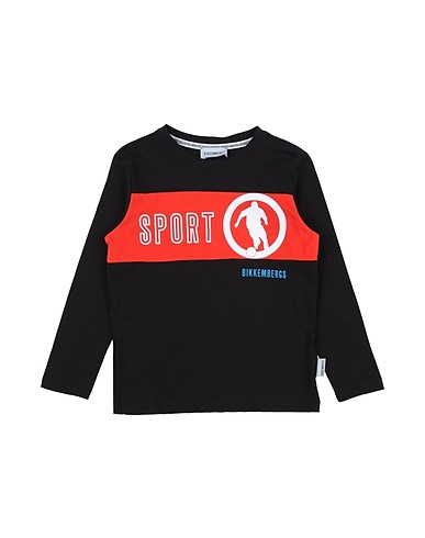 BIKKEMBERGS T-shirt Black 100% Cotton