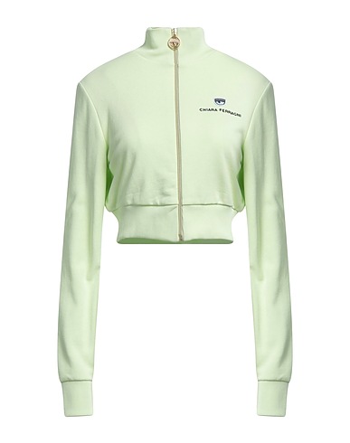 CHIARA FERRAGNI Sweatshirt Lime green 100% Cotton