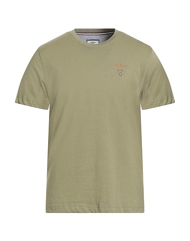 AERONAUTICA MILITARE Basic T-Shirt Military green 100% Cotton