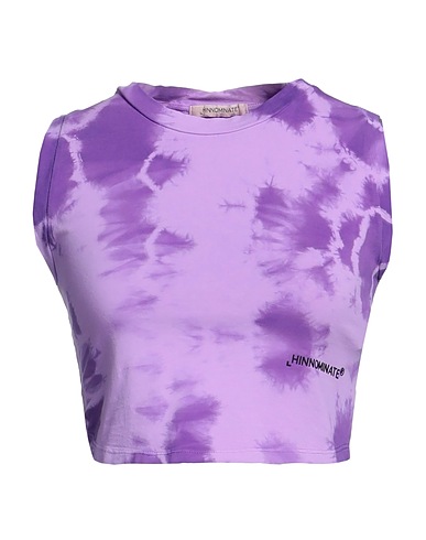 HINNOMINATE Haut court Violet 92% Coton, 8% Élasthanne