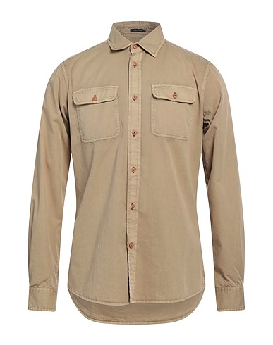 BARBOUR Shirts Khaki 100% Cotton