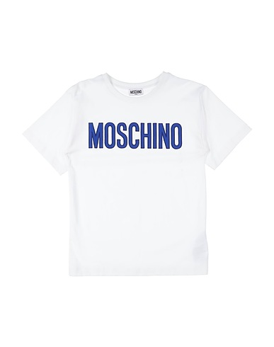 MOSCHINO KID T-shirt White 95% Cotton, 5% Elastane