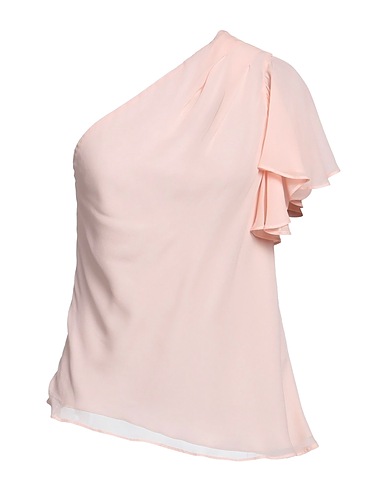 PATRIZIA PEPE One-shoulder top Blush 100% Viscose