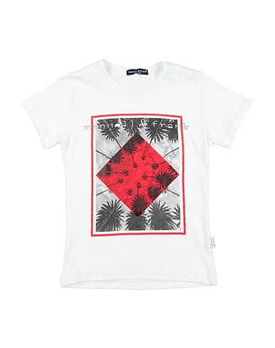 MANUELL & FRANK T-shirt White 100% Cotton