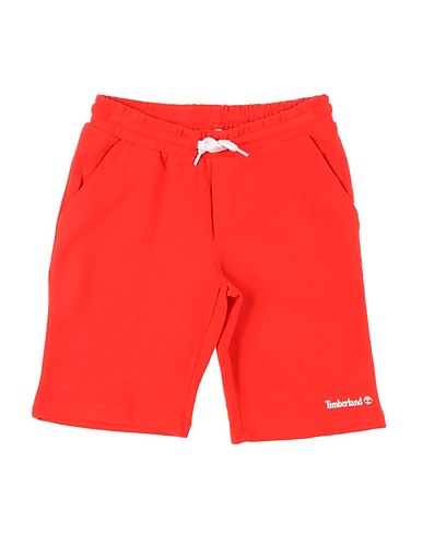 TIMBERLAND Shorts & Bermuda Tomato red 78% Cotton, 22% Polyester