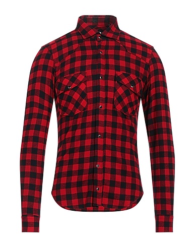 STILOSOPHY Camicia a quadri Rosso 100% Cotone