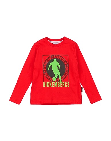 BIKKEMBERGS T-shirt Red 100% Cotton