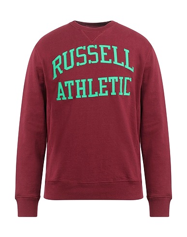 RUSSELL ATHLETIC Sweatshirt Burgundy 80% Cotton, 20% Polyester
