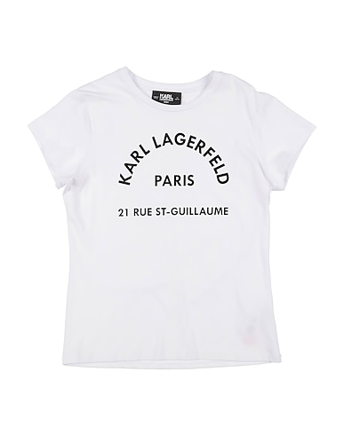 KARL LAGERFELD T-shirt White 72% Cotton, 22% Modal, 6% Elastane