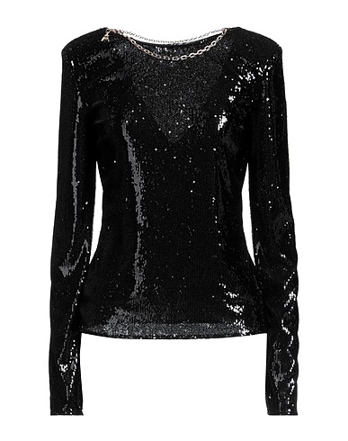 PATRIZIA PEPE Top Black 100% Polyester