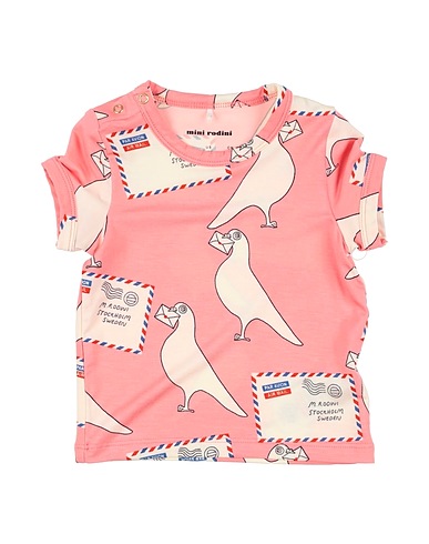 MINI RODINI T-shirt Rosa 95% Lyocell, 5% Elastan