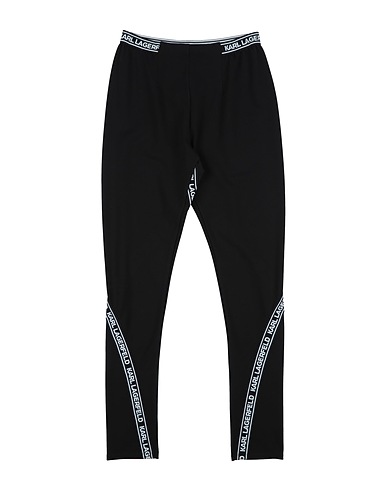 KARL LAGERFELD Leggings Black 62% Viscose, 33% Polyamide, 5% Elastane