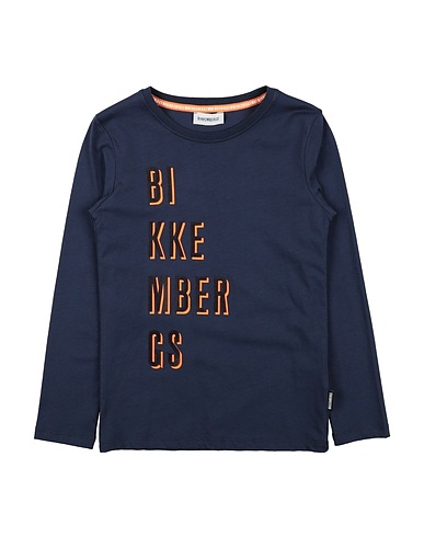 BIKKEMBERGS T-shirt Blu notte 100% Cotone