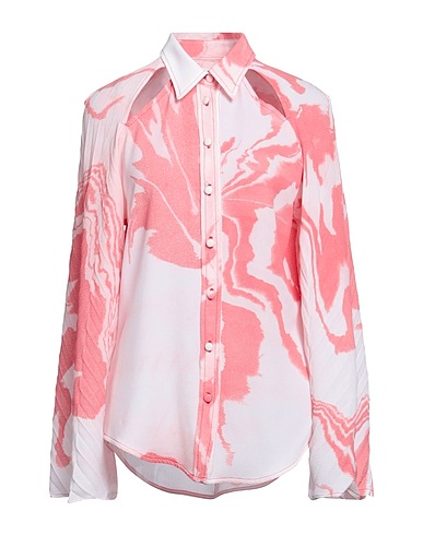 THEBE MAGUGU Floral shirts & blouses Salmon pink 100% Polyester