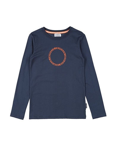 BIKKEMBERGS T-shirt Midnight blue 100% Cotton