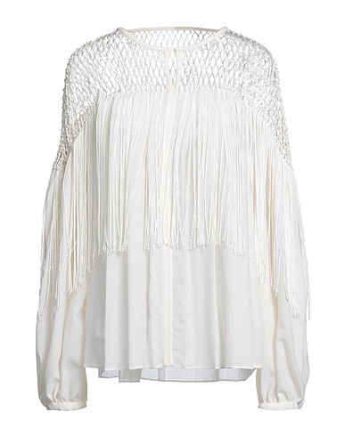 GABRIELA HEARST Top Cream 65% Wool, 35% Cashmere, Silk