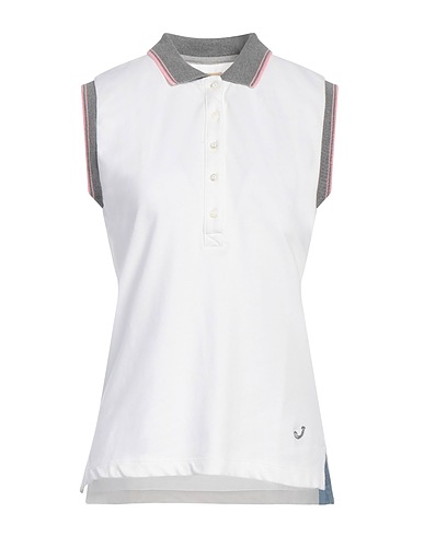 JACOB COHЁN Poloshirt Weiß 94% Baumwolle, 6% Elastan