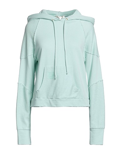 LOVESHACKFANCY Hooded sweatshirt Light green 100% Cotton