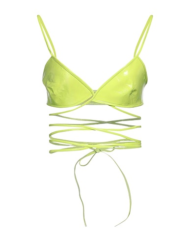 DROMe Top Verde lime 100% Pelle di agnello, Viscosa, Poliestere