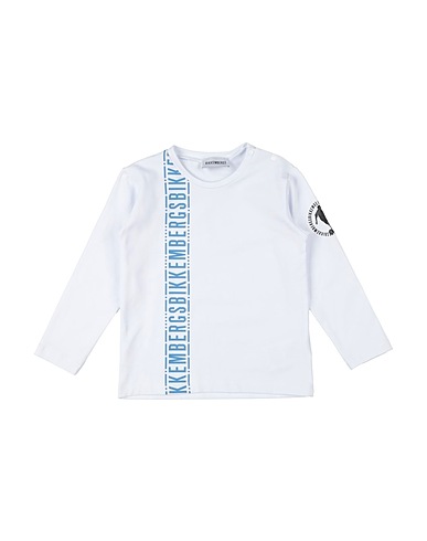 BIKKEMBERGS T-Shirt Weiß 95% Baumwolle, 5% Elastan