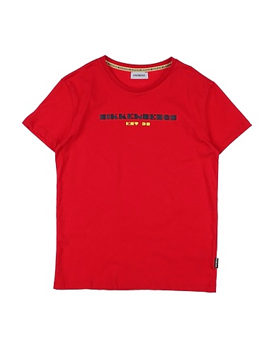 BIKKEMBERGS T-shirt Red 100% Cotton