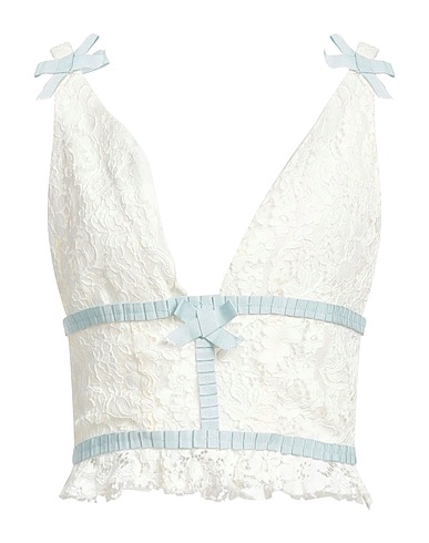 LA SEMAINE Paris Top Cream 46% Viscose, 39% Cotton, 15% Polyamide