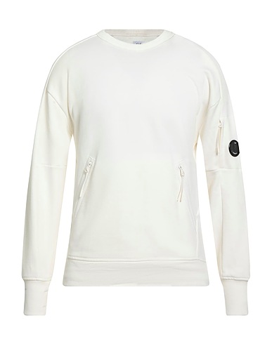 C.P. COMPANY Felpa Bianco 100% Cotone