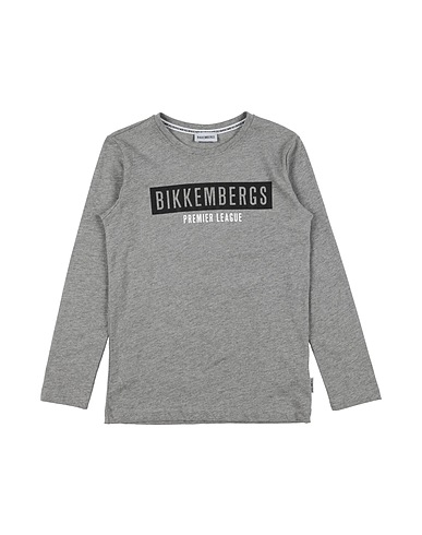 BIKKEMBERGS T-shirt Grey 100% Cotton