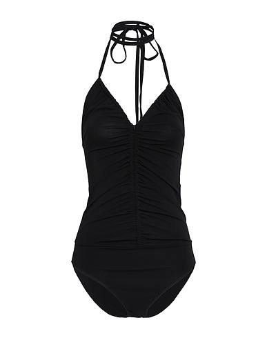 VICOLO TOPS & TEES Black 75% Acetate, 18% Polyamide, 7% Elastane