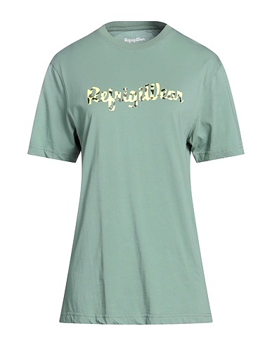 REFRIGIWEAR T-shirt Verde salvia 100% Cotone