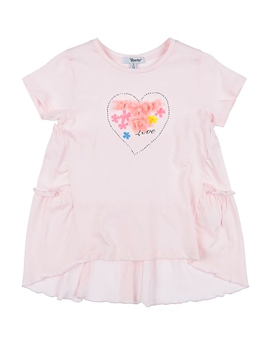 YOURS by 02TANDEM T-shirt Light pink 100% Cotton