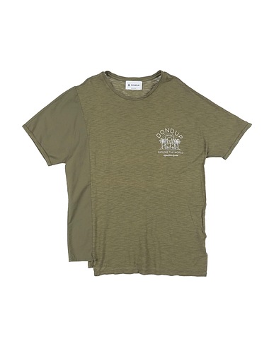 DONDUP T-Shirt Militärgrün 100% Baumwolle, Elastan