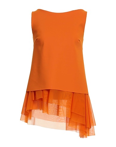 CHIARA BONI LA PETITE ROBE Top Arancione 72% Poliammide, 28% Elastan