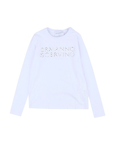 ERMANNO SCERVINO JUNIOR T-shirt White 94% Cotton, 6% Elastane