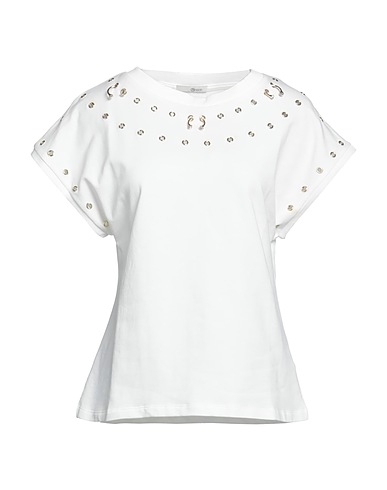 RELISH T-shirt White 95% Cotton, 5% Elastane