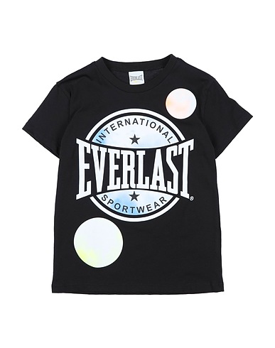 EVERLAST T-shirt Black 100% Cotton