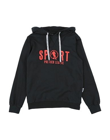 BIKKEMBERGS Hooded track jacket  Black 100% Cotton