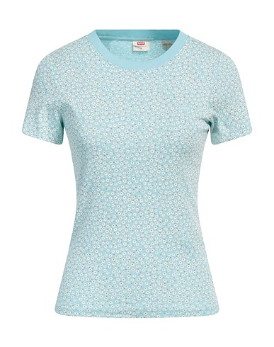 LEVI'S T-shirt Sky blue 100% Cotton