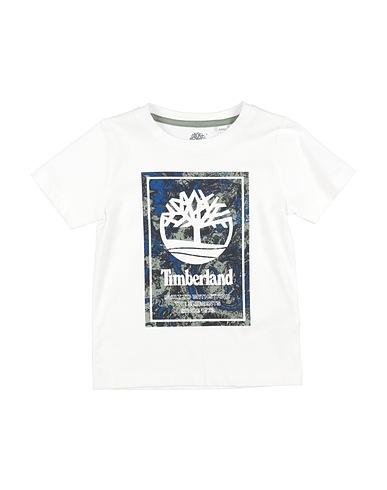 TIMBERLAND T-shirt Bianco 95% Cotone, 5% Elastan