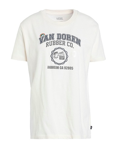 VANS T-shirt ANAHEIM SIDEWALL SS TEE	 Ivory 100% Cotton