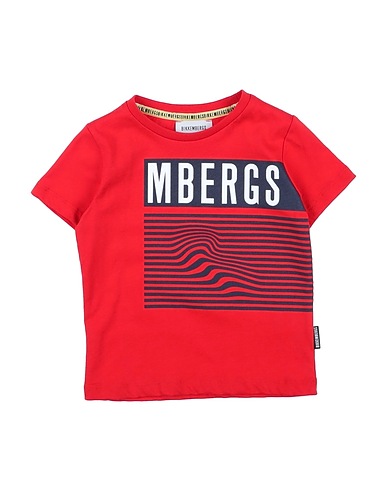 BIKKEMBERGS T-shirt Rosso 100% Cotone