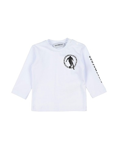 BIKKEMBERGS T-shirt Bianco 95% Cotone, 5% Elastan