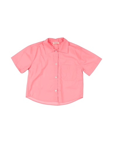 MAAN Solid colour shirts & blouses Salmon pink 100% Cotton