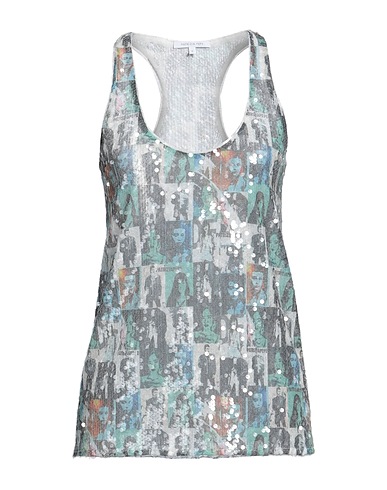 PATRIZIA PEPE Top Sage green 92% Polyester, 8% Elastane