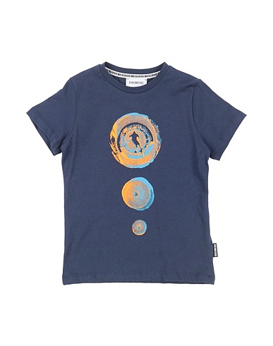BIKKEMBERGS T-shirt Navy blue 100% Cotton