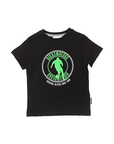 BIKKEMBERGS T-shirt Black 100% Cotton