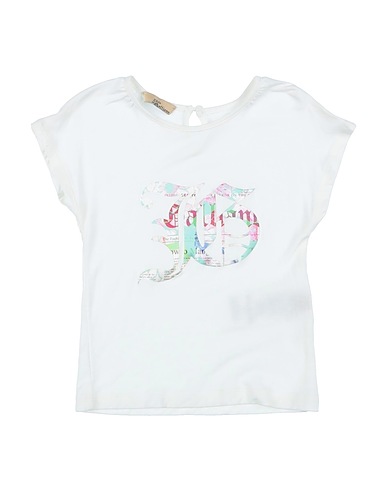 JOHN GALLIANO T-shirt White 96% Rayon, 4% Elastane
