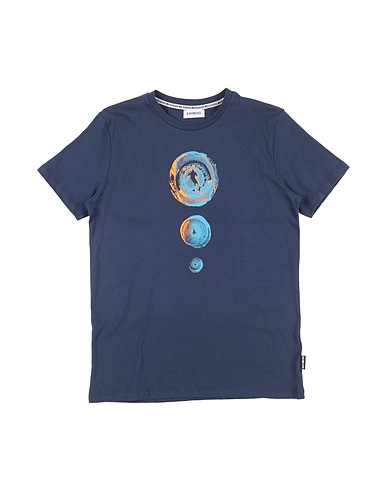BIKKEMBERGS T-shirt Navy blue 100% Cotton