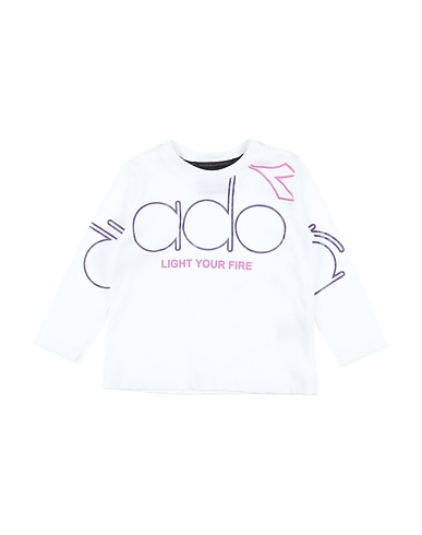 DIADORA T-shirt White 100% Cotton