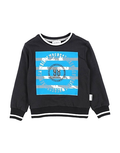 BIKKEMBERGS Sweatshirt Black 100% Cotton